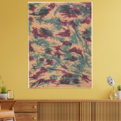 Buntes Krepppapier Leinwanddruck (Insitu (Wohnzimmer))