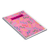 Buntes Kritzel-Notizbuch Notizblock (Rechte Seite)