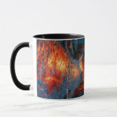 Buntes Kritzelmuster-Kaffeetasse | Süße Cartoon- Tasse (Links)