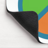 Buntes kundenspezifisches mousepad Monogramm des (Ecke)