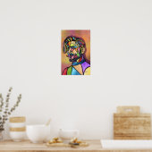 Buntes Kunstmannposter Poster (Küche)