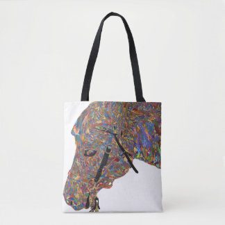 Buntes Kunstpferd Tasche