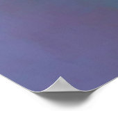 Buntes Kunstplakat Frau Poster (Ecke)