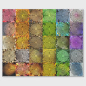 Buntes Labyrinth-Packpapier Geschenkpapier (Flach)