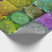 Buntes Labyrinth-Packpapier Geschenkpapier (Ecke)
