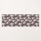 Buntes Lama-Muster Yogamatte (Vorderseite (Horizontal))