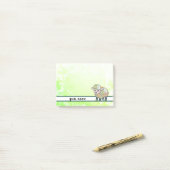 Buntes Lämmchen Post-it Klebezettel (Auf Schreibtisch)