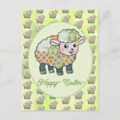 buntes Lämmchen postkarte (Vorderseite)
