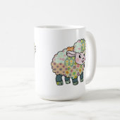 buntes Lämmchen postkarte Kaffeetasse (VorderseiteRechts)