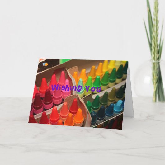 Buntes Leben Karte (Vorderseite)