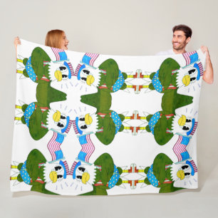 Buntes Lustiges Vogel-Muster Kinder-Wurfdecke Fleecedecke