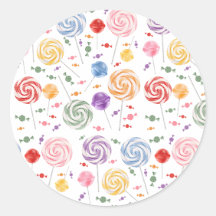 Buntes Lutscherbonbon-Muster