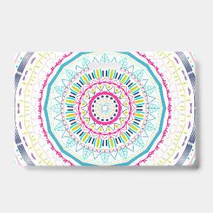 buntes Mandala Ausweis