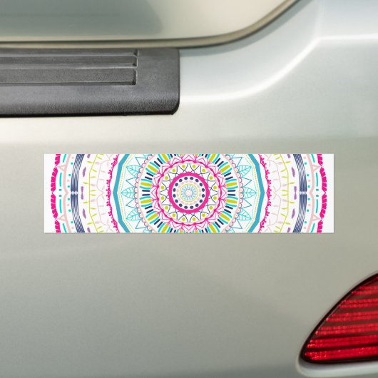 buntes Mandala Autoaufkleber (Auf Auto)