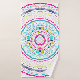 buntes Mandala Badehandtuch