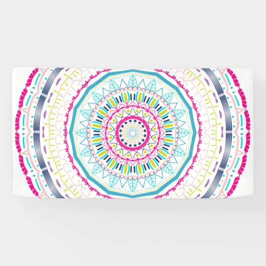 buntes Mandala Banner (Horizontal)