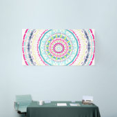 buntes Mandala Banner (Messeveranstaltung)