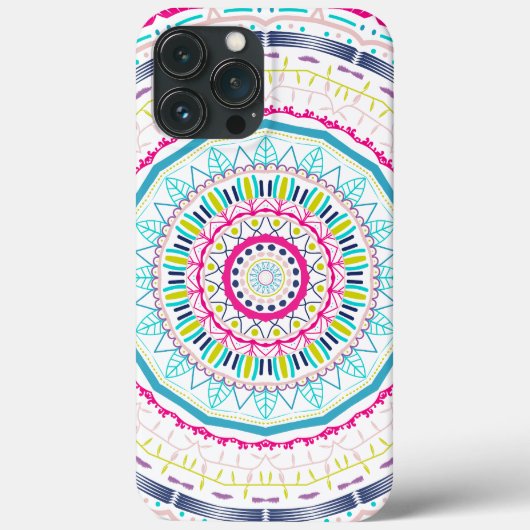 buntes Mandala Case-Mate iPhone Hülle (Rückseite)