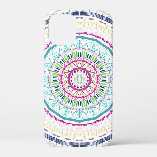 buntes Mandala Case-Mate iPhone Hülle (Rückseite)