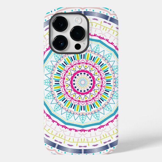 buntes Mandala Case-Mate iPhone Hülle (Rückseite)