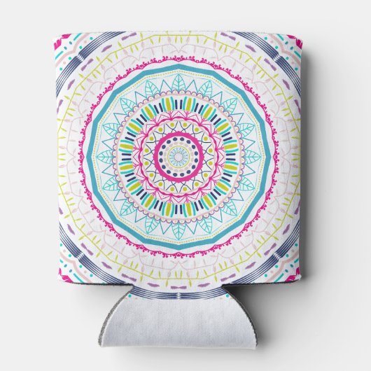 buntes Mandala Dosenkühler (Rückseite)