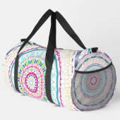 buntes Mandala Duffle Bag (Rechte Ecke)