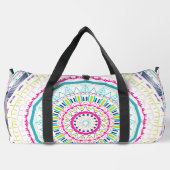 buntes Mandala Duffle Bag (Rückseite)