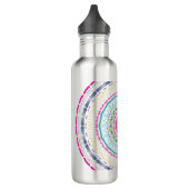 buntes Mandala Edelstahlflasche (Links)