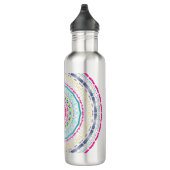 buntes Mandala Edelstahlflasche (Rechts)