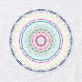 buntes Mandala Etiketten (Design 1)