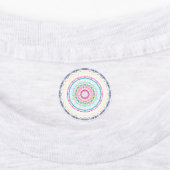 buntes Mandala Etiketten (Befestigt)
