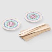 buntes Mandala Fächer (Non-assembled)