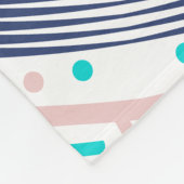 buntes Mandala Fleecedecke (Ecke)