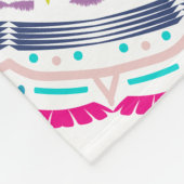 buntes Mandala Fleecedecke (Ecke)