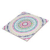 buntes Mandala Fliese (Seite)