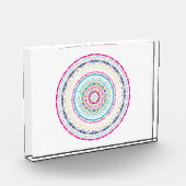 buntes Mandala Fotoblock (Links)