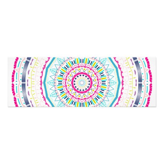 buntes Mandala Fotodruck (Vorne)