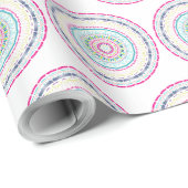 buntes Mandala Geschenkpapier (Rolleneckpunkt)