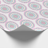 buntes Mandala Geschenkpapier (Ecke)