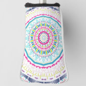 buntes Mandala Golf Headcover (Rotieren 90)