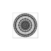 buntes Mandala Gummistempel (Prägung)
