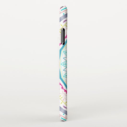 buntes Mandala iPhone Hülle (Rechte Seite)