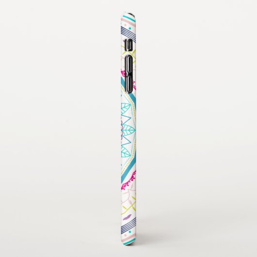 buntes Mandala iPhone Hülle (Linke Seite)