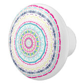 buntes Mandala Keramikknauf (Rechts)