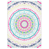 buntes Mandala Klemmbrett (Rückseite)