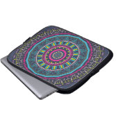 buntes Mandala Laptopschutzhülle (Vorne Knopf)