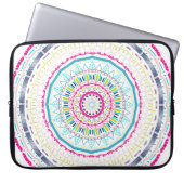 buntes Mandala Laptopschutzhülle (Vorderseite)