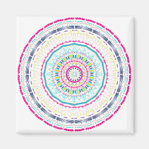 buntes Mandala Magnet