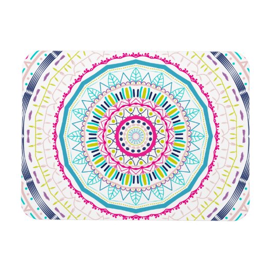buntes Mandala Magnet (Horizontal)