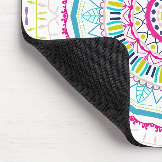 buntes Mandala Mousepad (Ecke)